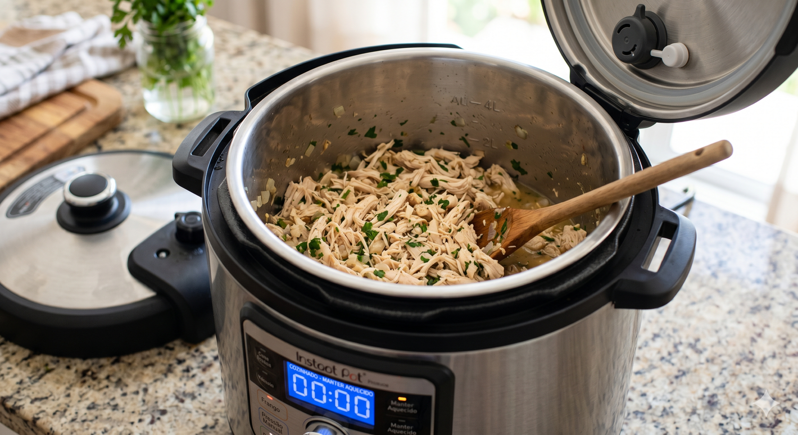 Receita de Peito de Frango Desfiado Saudável