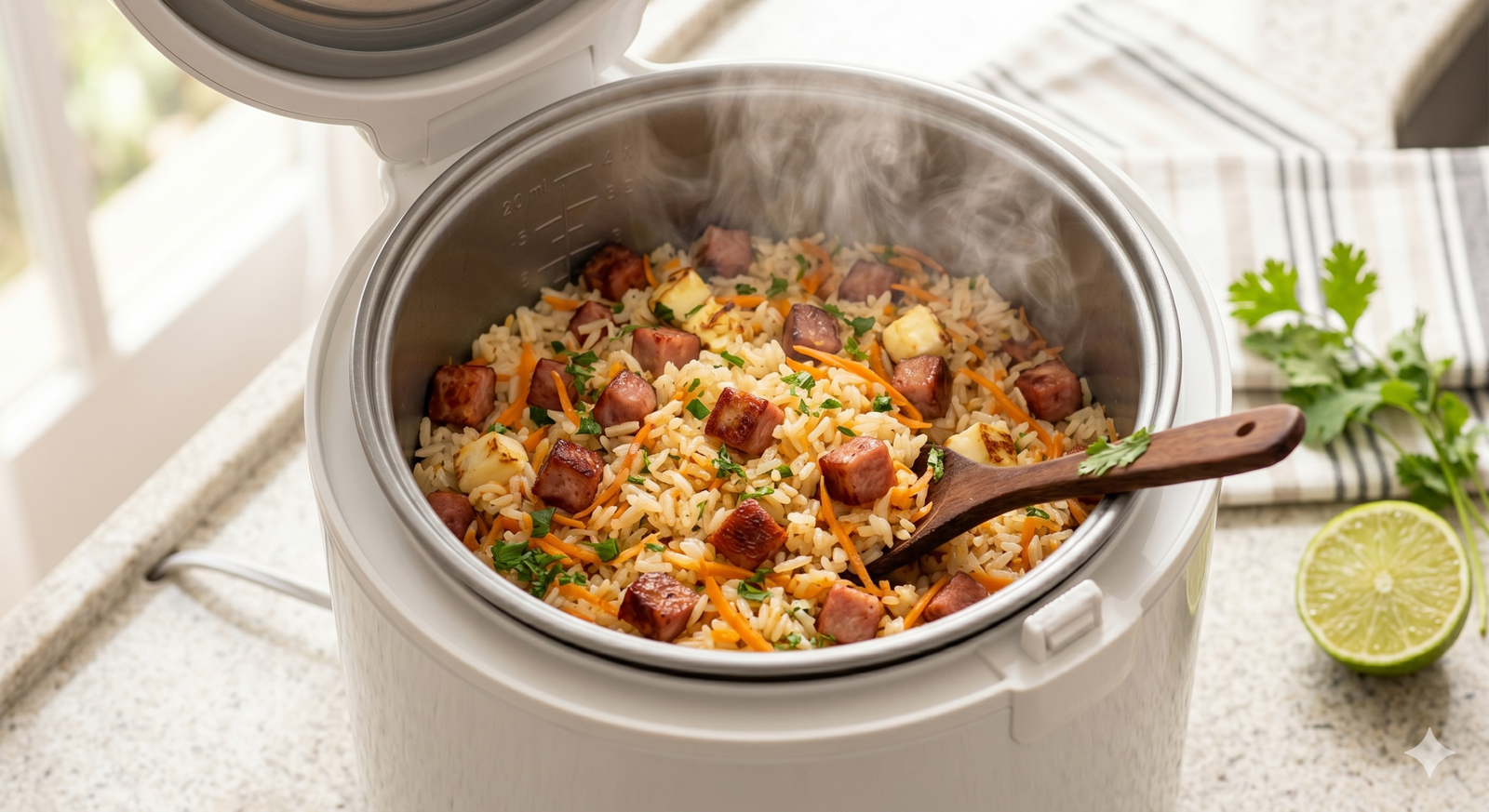 Receita Fácil de Arroz na Panela Elétrica